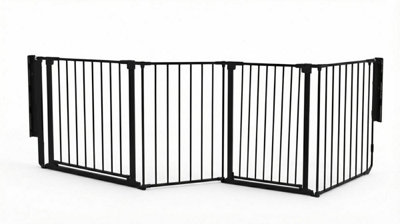 Safetots Two Door Multi Panel Solution For Up And Down StaircasesBlack246Cm Of LengthIncludes 2 Door Opening Panels from B&Q