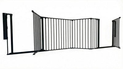 Safetots Two Door Multi Panel Solution For Up And Down StaircasesBlack298Cm Of LengthIncludes 2 Door Opening Panels from B&Q