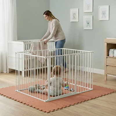 Safetots Play Den 72Cm X 105CmWhite70Cm HighWith Soft Foam Play MatMocha90Cm X 120Cm from B&Q