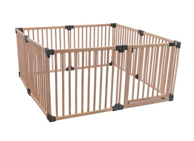 B&Q -  Wooden Play Den 160Cm X 160CmNatural Wood76Cm HighWith Soft Foam Play MatWarm Rose180Cm X 180Cm