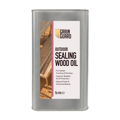 Grain Guard LTD Grain Guard Weather Uv Protect Wood Sealing Oil5 Litre from B&Q