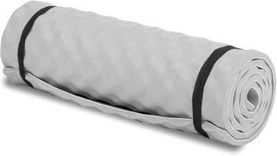 Mantraraj Yoga Roll Mat Grey Camping Outdoor Mat Waterproof Insulated Roll Up Foam Camping Roll Mattress from B&Q