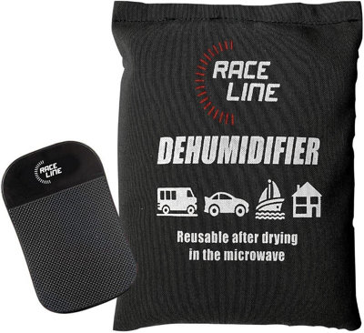  - Mantraraj Reusable Car Interior Dehumidifier 300 Gram Dry Bag Moisture Absorber With Anti-Slip Dashboard Mat For Home Van Caravan