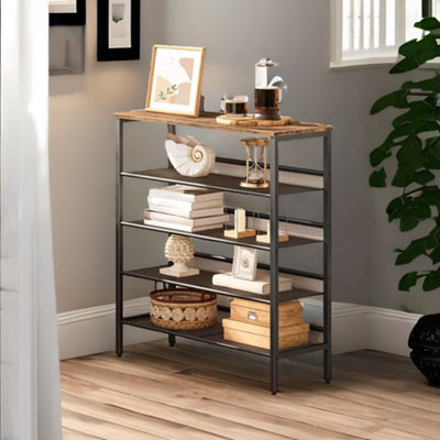 Rafaelo Mobilia 5-Tier Shoe Organizer Shelf Hallway Storage from B&Q