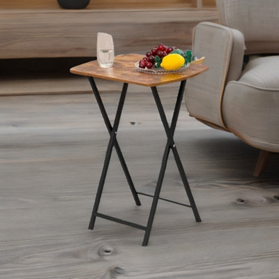 Rafaelo Mobilia Folding Tray Table Home Furniture from B&Q