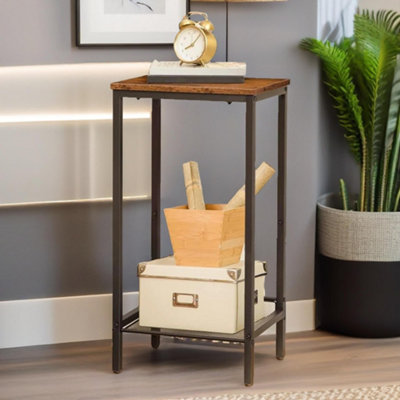 Rafaelo Mobilia Bedside Table With Adjustable Mesh Shelf from B&Q
