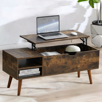 Rafaelo Mobilia Wooden Lift Top Coffee Table With Hidden Storage from B&Q