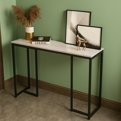 Rafaelo Mobilia Faux Marble Console Sofa End Table from B&Q