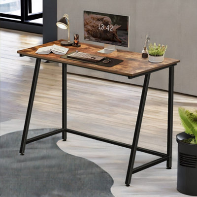 Rafaelo Mobilia Industrial Rustic Computer Desk 100Cm Wide from B&Q