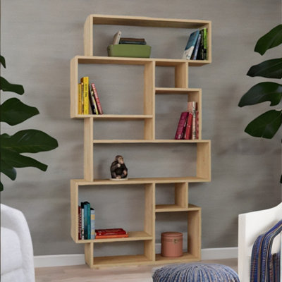 Rafaelo Mobilia 168.5Cm Tall Display Stand Oak