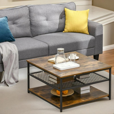 Pirlo Plush 3 Tier Industrial Coffee Table from B&Q