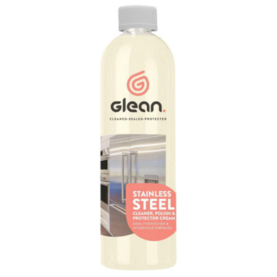 Go Glean Glean Stainless Steel Cleaner Cream Polish500Ml from B&Q