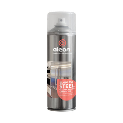 Go Glean Glean Stainless Steel Cleaner Polish Spray500Ml 2-Pack from B&Q
