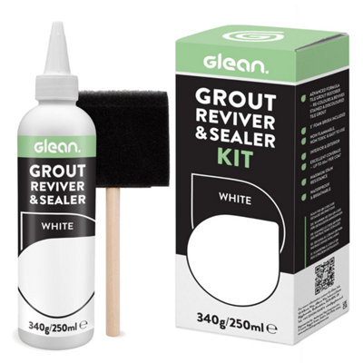 Go Glean Glean Grout Reviver & SealerRestore Repair Renew TileWhite250Ml from B&Q