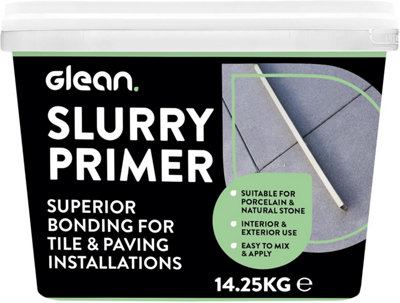 Go Glean Glean Slurry Primer14.25Kg Tile Primer For Porcelain & Natural Stone from B&Q