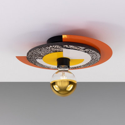 Luminosa Lighting Luminosa Mars Ceiling LightMatte Black