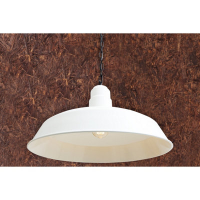 Luminosa Lighting Light/White Luminosa Ing Luminosa Wyse Dome Pendant 30Cm B&Q