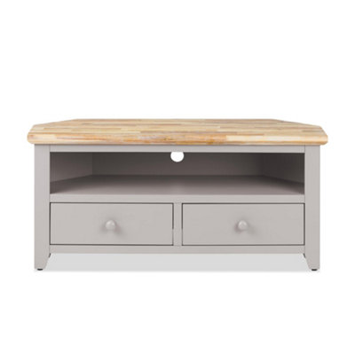 Statement Furniture Florence Truffle Corner Tv Unit With 2 Drawers And Shelf from B&Q