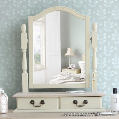 Statement Furniture Juliette Trinket MirrorChampagne from B&Q