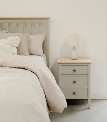 B&Q -  Pembroke Bedside TableHarbour Stone