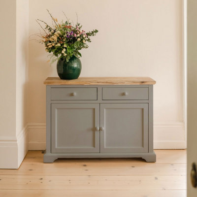 Statement Furniture Florence Sideboard With Cupboard And 2 Drawers - Dove Grey