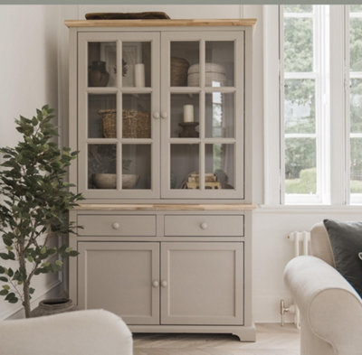 B&Q -  Florence Glass Door Display CabinetTruffle Dresser
