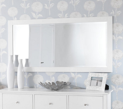 Statement Furniture Edward Hopper Wall Mirror 140X70cm White