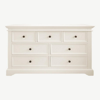 B&Q -  Gainsborough Vintage Cream 3 Over 4 Chest Of Drawers