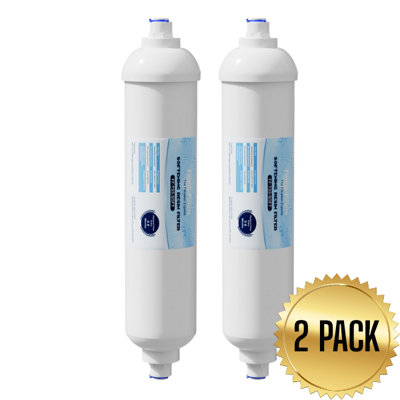 Finest-Filters 2 X Anti Limescale T33 Style Inline Water Softening Filter Cartridge from B&Q