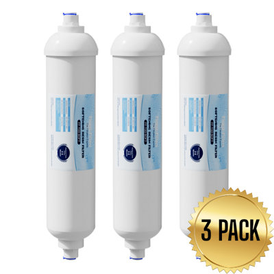 Finest-Filters 3 X Anti Limescale T33 Style Inline Water Softening Filter Cartridge from B&Q