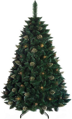 DWA Group Artificial Christmas TreeGold Pine 6Ft / 180Cm from B&Q