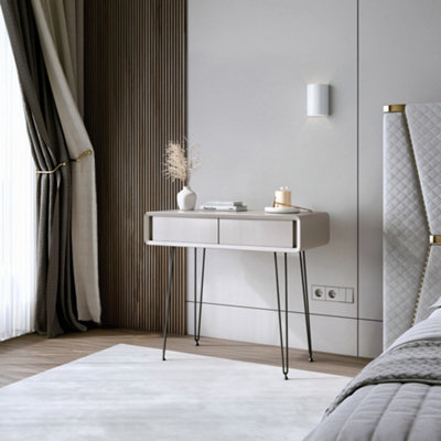 CARME Home Piper Mocha 2 Drawers Dressing Table from B&Q