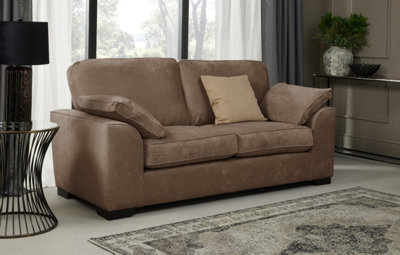 Modern Home Selby 3 Seater Sofa Nutmeg from B&Q