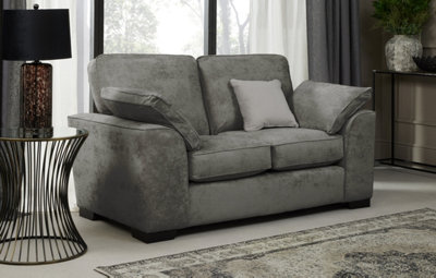 Modern Home Selby 2 Seater Sofa Grey from B&Q
