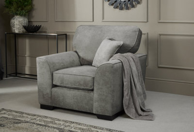 Modern Home Selby Armchair Grey from B&Q