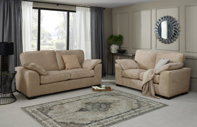 Modern Home Selby 3+2 Seater Sofa Set Mink from B&Q