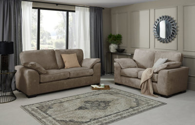 Modern Home Selby 3+2 Seater Sofa Set Nutmeg from B&Q