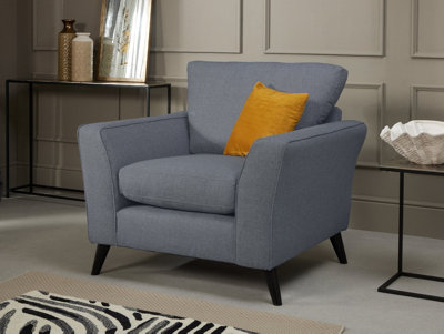 Modern Home Caxton Armchair Denim from B&Q