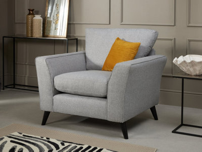 Modern Home Caxton Armchair Silver from B&Q