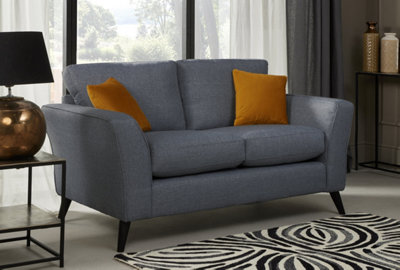 Modern Home Caxton 2 Seater Sofa Denim from B&Q