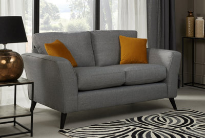 Modern Home Caxton 2 Seater Sofa Charcoal from B&Q