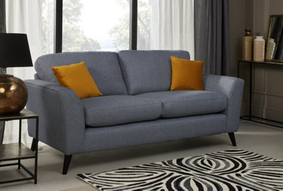 Modern Home Caxton 3 Seater Sofa Denim from B&Q