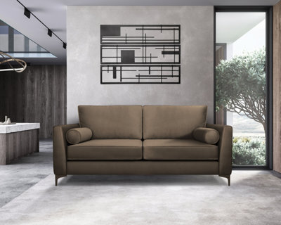 B&Q -  Zara 3 Seater Sofa Mole