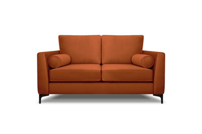 B&Q -  Zara 2 Seater Sofa Marmalade