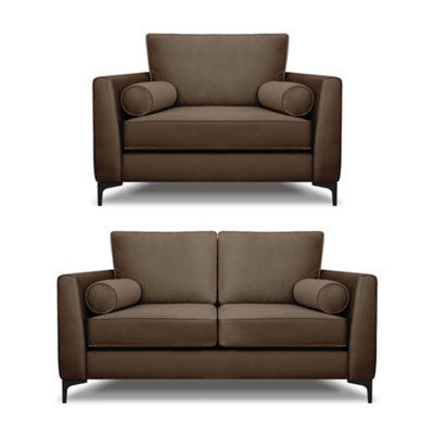 B&Q -  Zara 2 Seater And Lovechair Set Mole