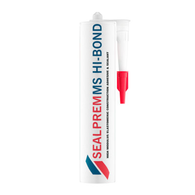 Sealprem Ms Hi-Bond Sealant Adhesive White 300Ml from B&Q