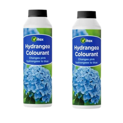Vitax Hydrangea Colourant Pack Of 2 X 500G Turns Pink Hydrangeas Blue Or Mauve Supports Healthy Leaves & Vibrant Blooms from B&Q