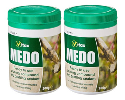 Vitax Medo Pruning Compound And Grafting Sealant Protects Wounds Forms Elastic Waterproof Seal Easy Brush Application 200G from B&Q