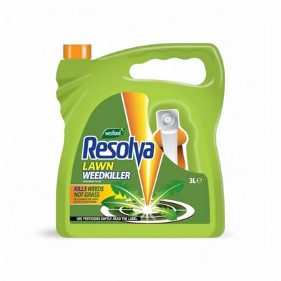Westland Resolva Lawn Weedkiller Extra Ready To Use 3L Broadleaf Weed Control Glyphosate Free from B&Q