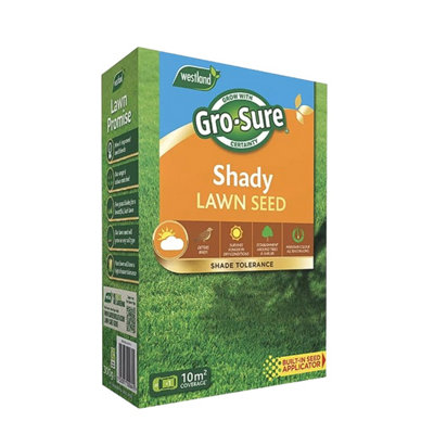 B&Q -  Shady Lawn Seed 10M² Ideal For Shady Dry Areas Overseeding Patches Built-In Applicator